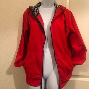 Red Empyre Zip Up Hoodie